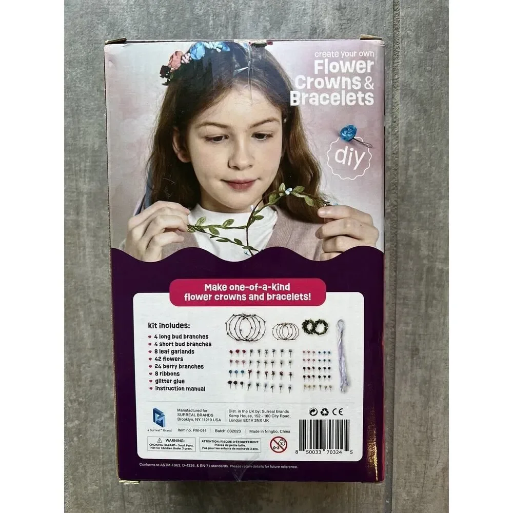 Pretty Me Making Make Your Own Fashion Headbands Flower Crown Bracelet 90 Piece